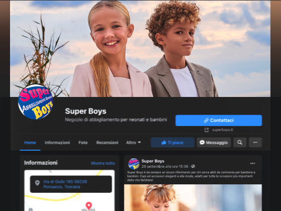 Pagina Facebook SuperBoys